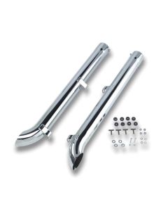 1963-1974 Corvette Replacement Side Exhaust Tubes Hooker Chrome	