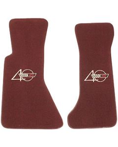 Floor Mats,ACC,40th Anniv,Ruby Red,w/#94 Logo,1993