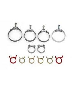 1966-1967 Corvette Radiator And Heater Hose Clamp Kit With 427ci And Air Conditioning	