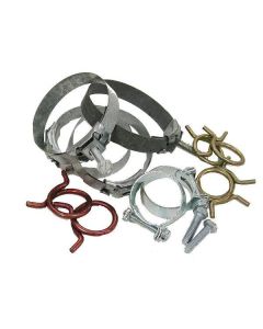 1968 Corvette Radiator And Heater Clamp Kit For Cars With Air Conditioning Big Block	