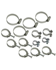 1968 Corvette Clamp Kit Radiator And Heater Hose 427 with A/C 14 Piece	