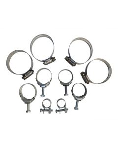 Rad/Htr Hose Clamp Kit,  w/ A/C, 350ci, 1970-1972