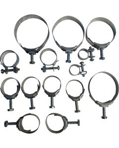 Rad/Htr Hose Clamp Kit, For Cars No A/C, Big Blk, 1969