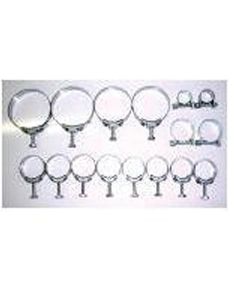 1973-1974 Corvette Radiator And Heater Hose Clamp Kit For Cars With Air Conditioning 350ci	