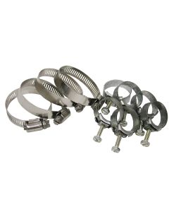 1975-1979 Corvette Radiator And Heater Hose Clamp Kit For Cars Without Air Conditioning	