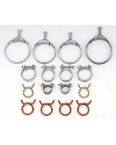 1965 Corvette Radiator And Heater Hose Clamp Kit With 396ci	