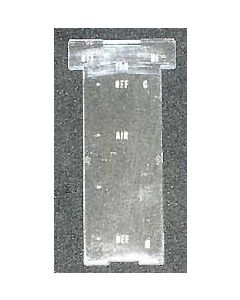 1972-1975 Corvette Climate Control Lens For Cars Without Air Conditioning	