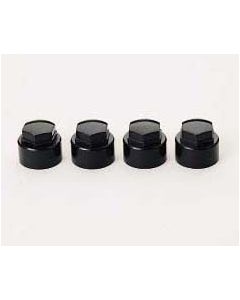 1984-1996 Corvette Wheel Lock Cap Set McGard Black	