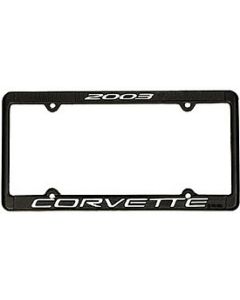 1984-2006 Corvette Year License Frame  	