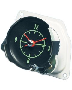 1968-1971 Corvette Clock, Electric Movement, New Reproductio