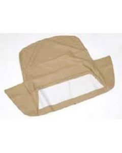 1991-1994 Corvette Convertible Cloth Top With Hard Window And Heat Defroster Light Beige	
