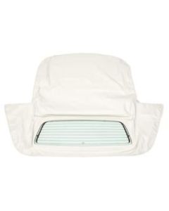 1986-1996 Corvette Convertible Vinyl Top With Hard Window Upgrade Brite White	
