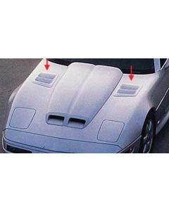 1984-1996 Corvette Hood Louvers C4R Functional John Greenwood Design	