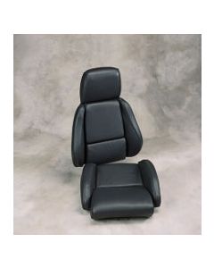 1989-1993 Corvette Standard  Leather Seat Covers Mounted On Foam   	