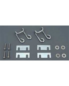 1977-1982 Corvette Hood Strikers  Chrome  	