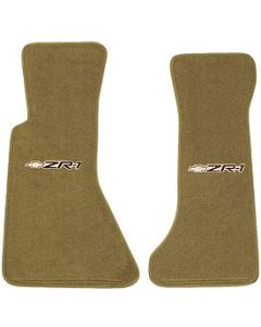 1990-1993 Corvette Cut-Pile Floor Mats With Embroidery 	