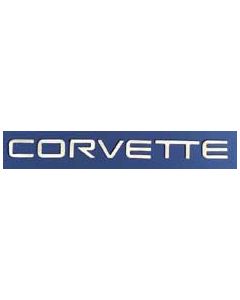 1991-1996 Corvette Bumper Letter Set Rear Stainless Steel Polished	