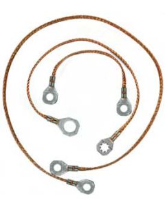 Corvette 1981-1982 Lectric Limited Radio Ground Strap Kit Without Power Antenna	