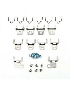 1962 Corvette Door Post Weatherstrip Clip Set	