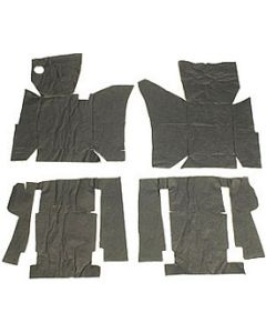 1963-1967 Corvette  Carpet Insulation Kit Front Convertible	