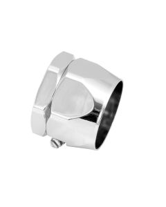  Corvette K&N Radiator Chrome Hose Clamp Fitting	