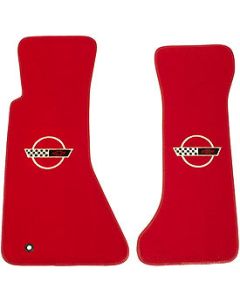 1994-1996 Corvette Auto Custom Carpet, Floor Mats, Tru-Vette, With Embroidery #215 Logo| 40961