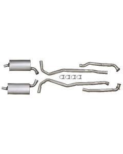 1970-1972 Corvette Exhaust System Big Block Aluminized 2-1/2" With Automatic Transmission	