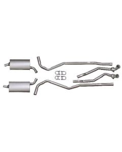 1969 Corvette Exhaust System Big Block 390hp And 435hp Aluminized With Manual Transmission	