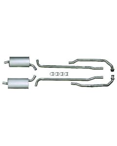 1964-1967 Corvette Exhaust System Small Block 300hp Aluminized 2" With Automatic Transmission	