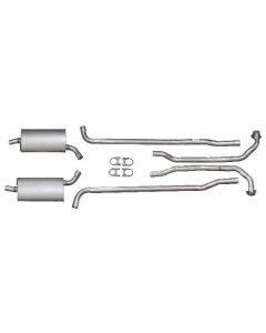 1964-1965 Corvette Exhaust System Small Block 250hp Aluminized 2" With Automatic Transmission	