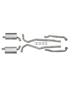 1973 Corvette Exhaust System Big Block Aluminized 2-1/2" With Mnual Transmission	