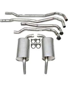 1974 Corvette Exhaust System, Big Block, Aluminized 2-1/2" With Automatic Transmission
