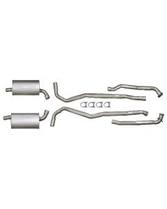1973 Corvette Exhaust System Big Block Aluminized 2-1/2" With Automatic Transmission	