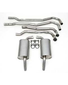 1974 Corvette Exhaust System Small Block L82/350hp Aluminized 2"-2-1/2" With Automatic Transmission	