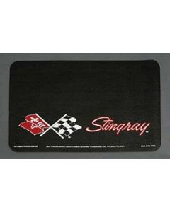  Corvette Fender Gripper Fender Cover With C3 Logo Black	