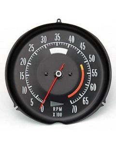 1972-1974 Corvette Tachometer 5300 Red Line	
