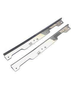 1959-1962 Corvette Door Garnish Moldings Inner Stainless Steel	