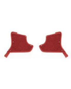 1963-1964Early Corvette Kick Panels, With Windlace & Carpet