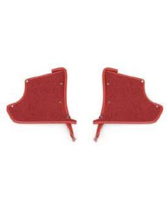 1965-1967 Corvette Kick Panels, With Windlace & Carpet