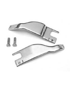 1975-1977 Corvette Ignition Shield Upper Supports Chrome	