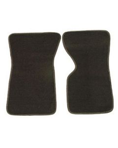1968-1982 Corvette Floor Mats Front Cut-Pile Avery Basic Black	