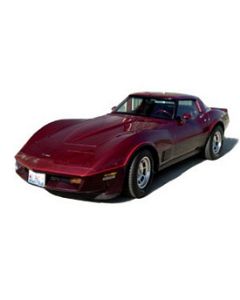 1981-1982 Corvette Factory Stripe Kit Two-Tone Red	