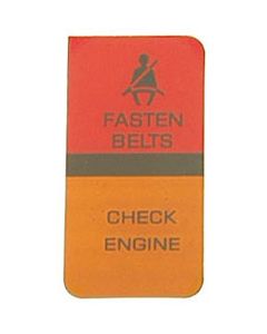 Center Instrument Cluster Seat Belt&Check Engine,80-82