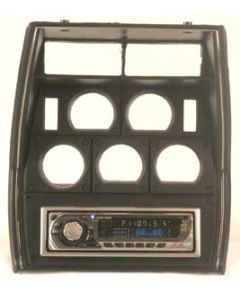 1977 Corvette Vintage Car Audio AM/FM/CD Stereo And Controller With Custom Bezel Kenwood	