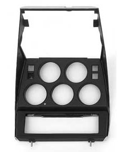 Custom Instrument Cluster Bezel, For DIN Radio, 1968-71