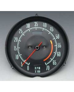 1968 Corvette Tachometer 5300 RPM Red Line	