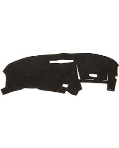 1990-1993 Corvette Dash Mat Without Climate Control Option Black Carpet	