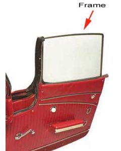 1956-1962 Corvette Door Window Frame Chrome Plated Stainless Steel Right	