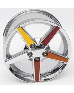 Corvette 5-Spoke Wheel Face Set, ABS Painted, 2005-2009