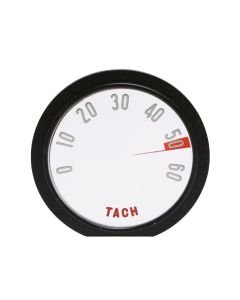 1958 Corvette Tachometer Face, 6000 RPM, Sold as Each
